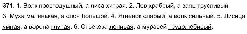 ГДЗ Русский язык 5 класс - 371
