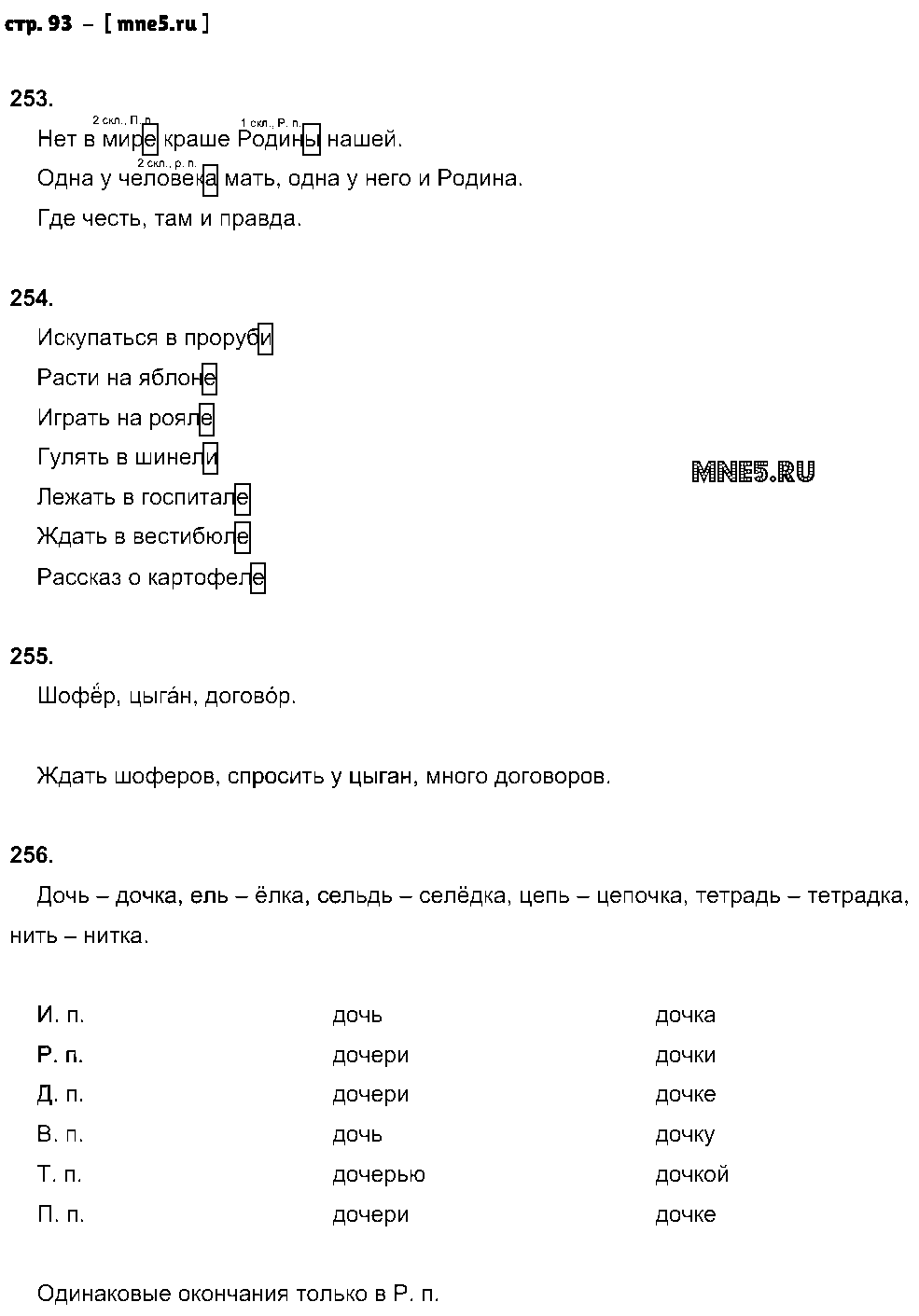 ГДЗ Русский язык 5 класс - стр. 93