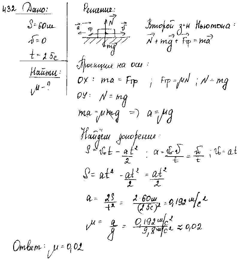 ГДЗ Физика 9 класс - 432