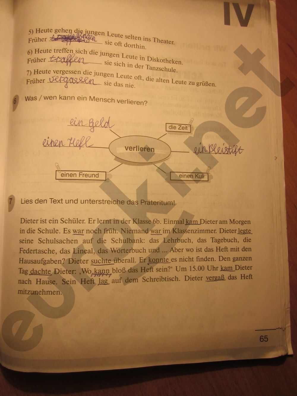 ГДЗ Немецкий язык 6 класс - стр. 65