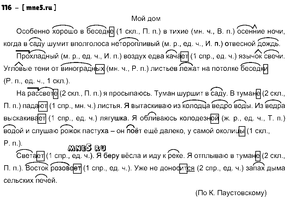 ГДЗ Русский язык 4 класс - 116