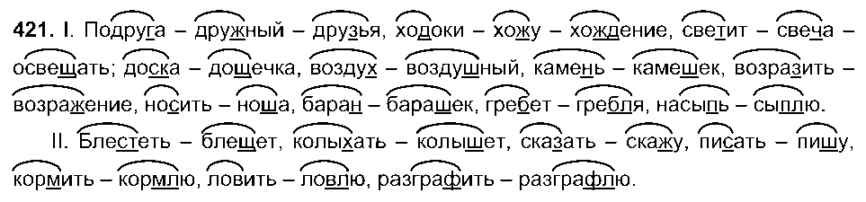 ГДЗ Русский язык 5 класс - 421