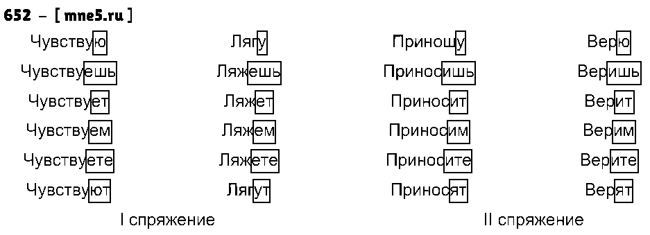 ГДЗ Русский язык 5 класс - 652