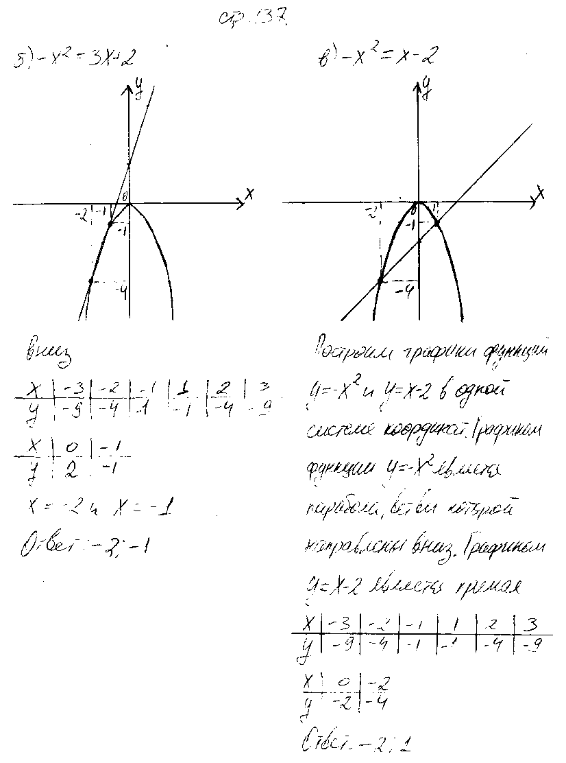 ГДЗ Алгебра 7 класс - стр. 137