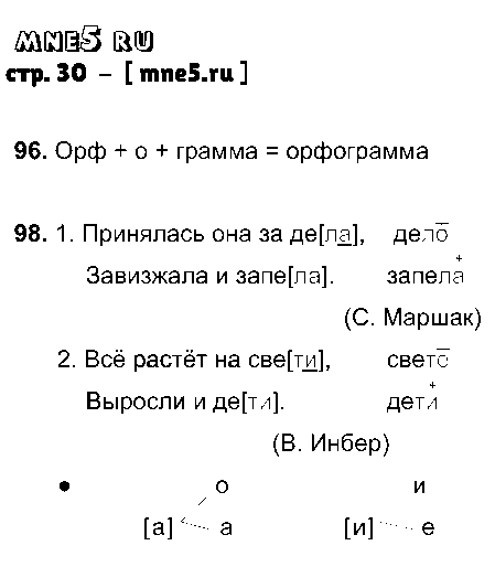 ГДЗ Русский язык 2 класс - стр. 30