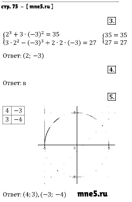 ГДЗ Алгебра 9 класс - стр. 75