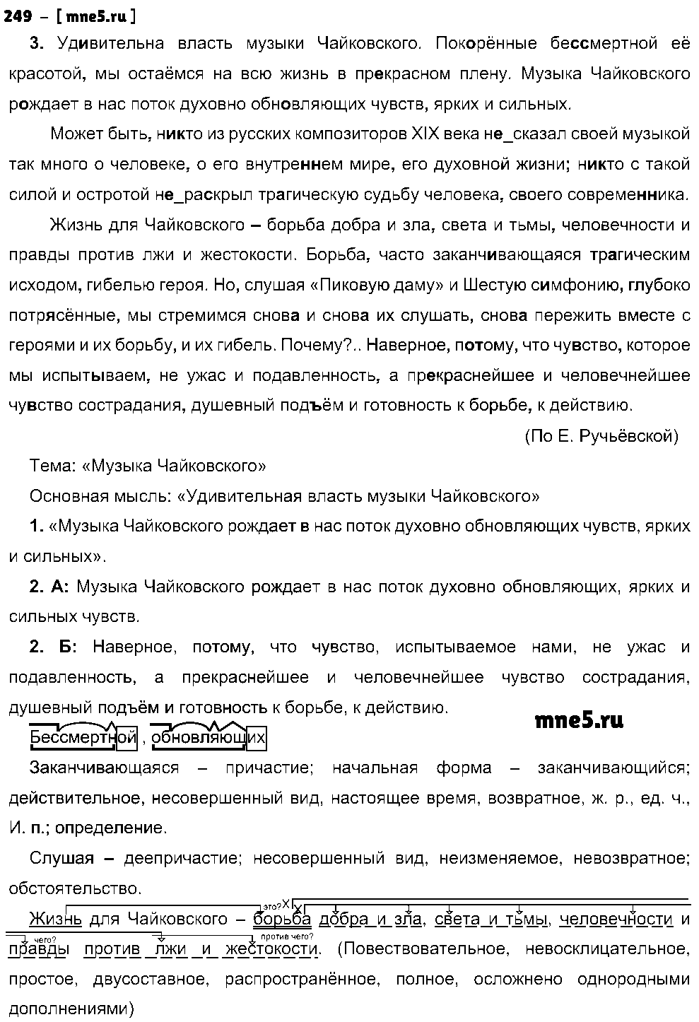ГДЗ Русский язык 8 класс - 249