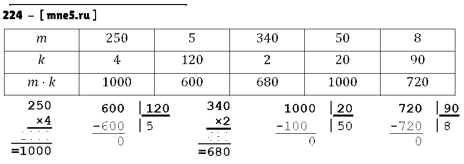 ГДЗ Математика 4 класс - 224