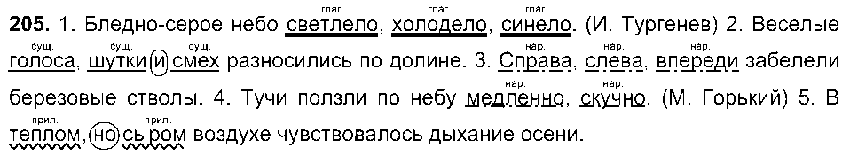 ГДЗ Русский язык 5 класс - 205