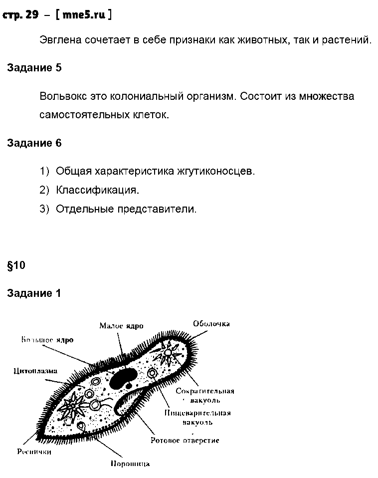 ГДЗ Биология 7 класс - стр. 29