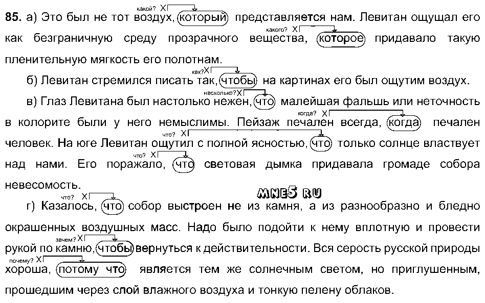 ГДЗ Русский язык 9 класс - 85