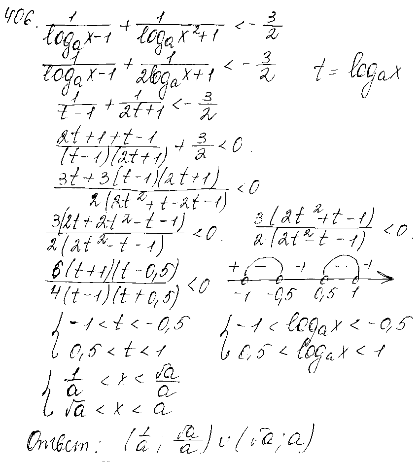 ГДЗ Алгебра 10 класс - 406