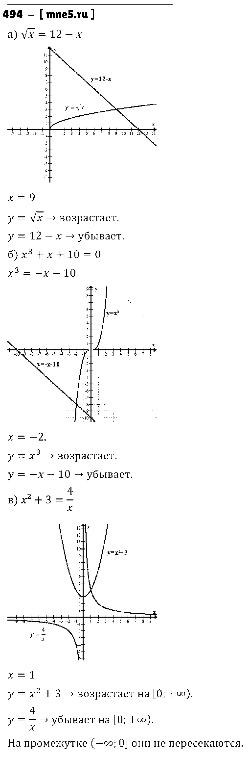 ГДЗ Алгебра 9 класс - 494