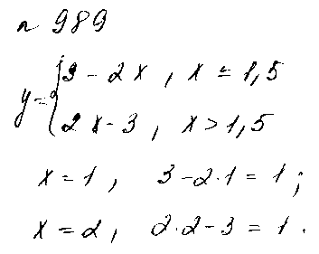 ГДЗ Алгебра 7 класс - 989
