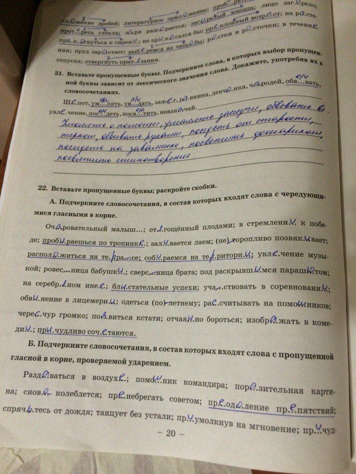 ГДЗ Русский язык 8 класс - стр. 20