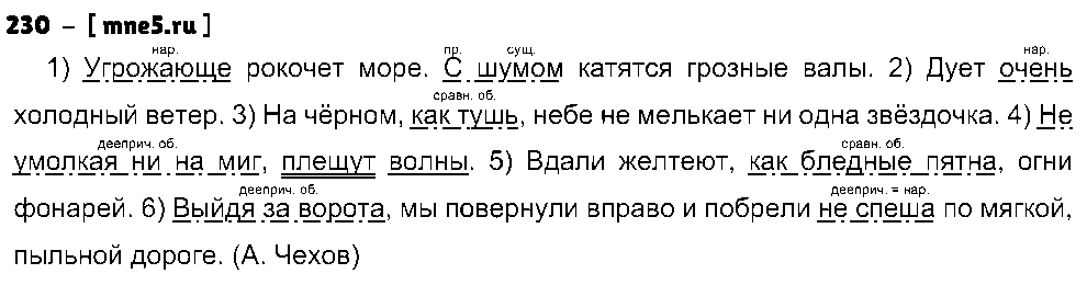 ГДЗ Русский язык 8 класс - 230