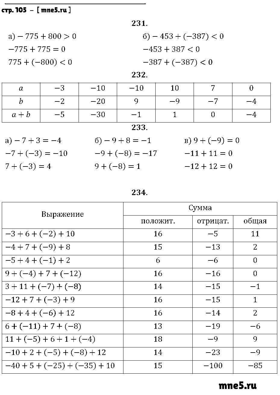 ГДЗ Математика 6 класс - стр. 105