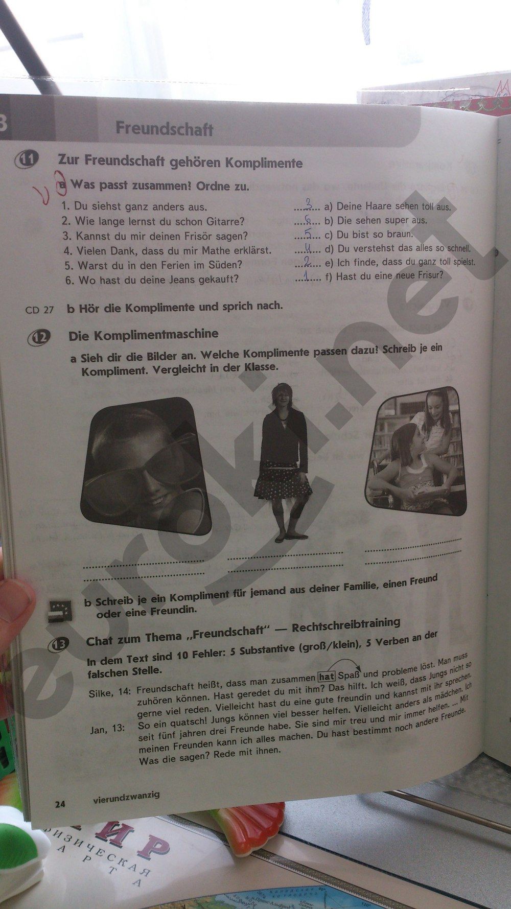 ГДЗ Немецкий язык 7 класс - стр. 24