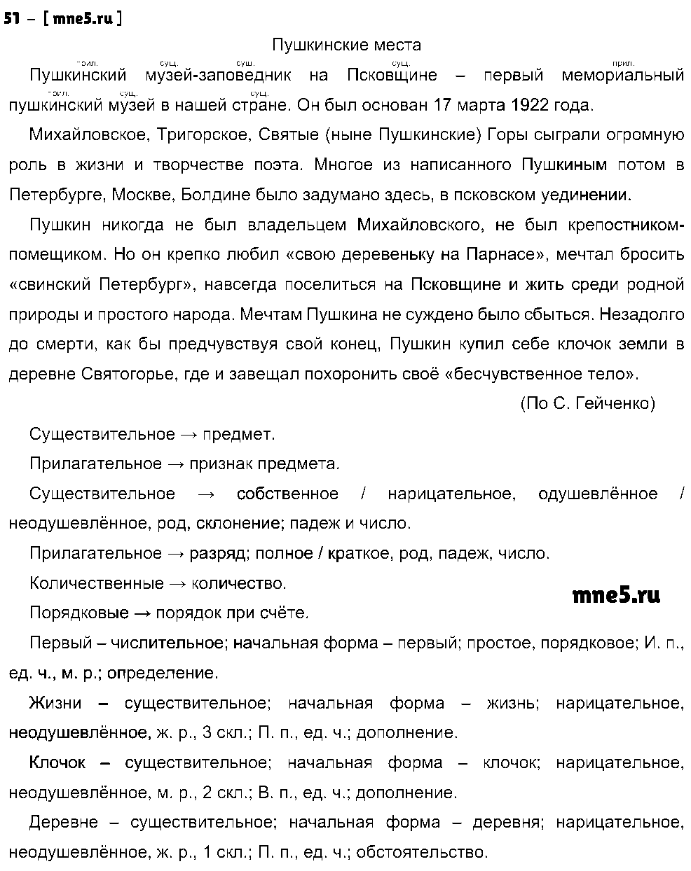 ГДЗ Русский язык 8 класс - 51