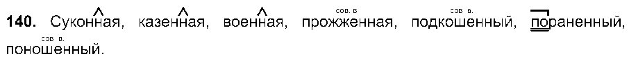 ГДЗ Русский язык 7 класс - 140