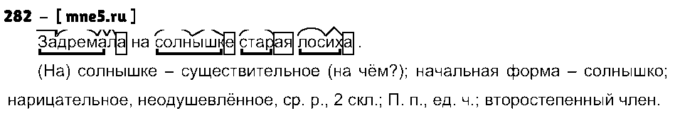 ГДЗ Русский язык 4 класс - 282