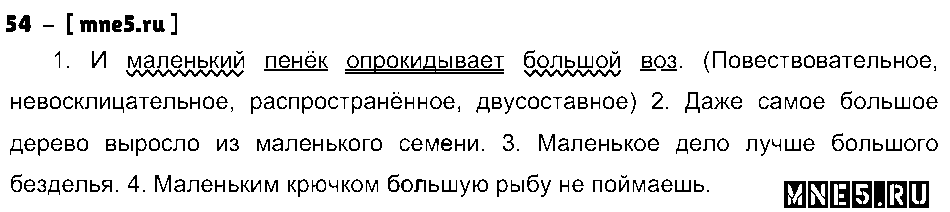 ГДЗ Русский язык 4 класс - 54