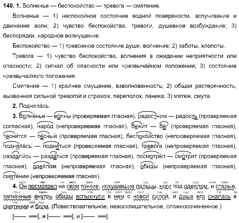 ГДЗ Русский язык 6 класс - 140