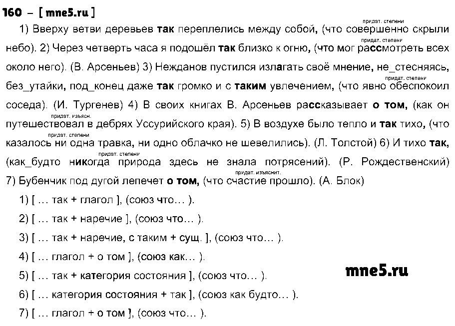 ГДЗ Русский язык 9 класс - 160