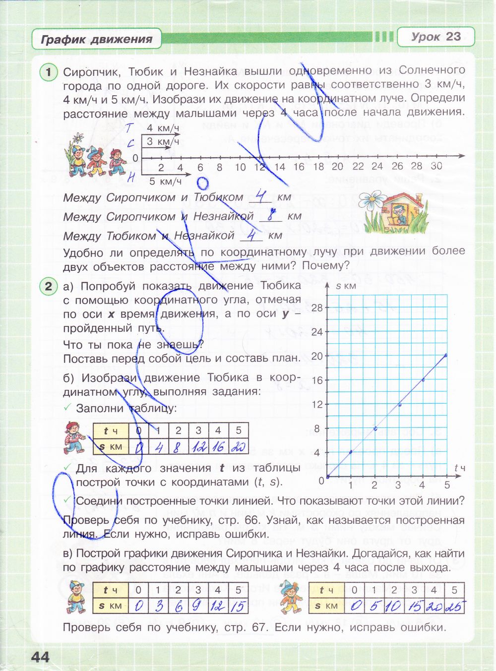 ГДЗ Математика 4 класс - стр. 44