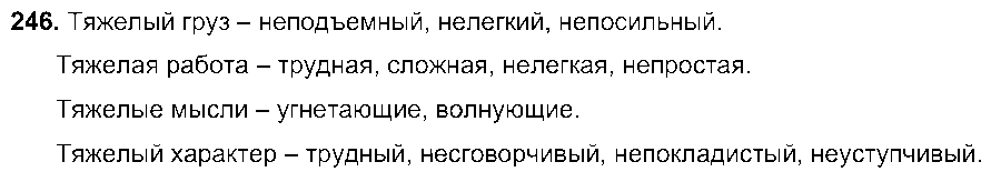 ГДЗ Русский язык 6 класс - 246