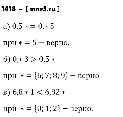 ГДЗ Математика 5 класс - 1418