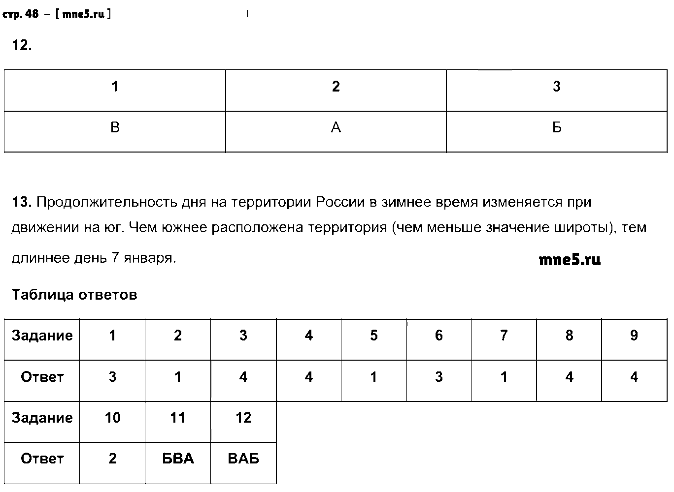 ГДЗ География 6 класс - стр. 48