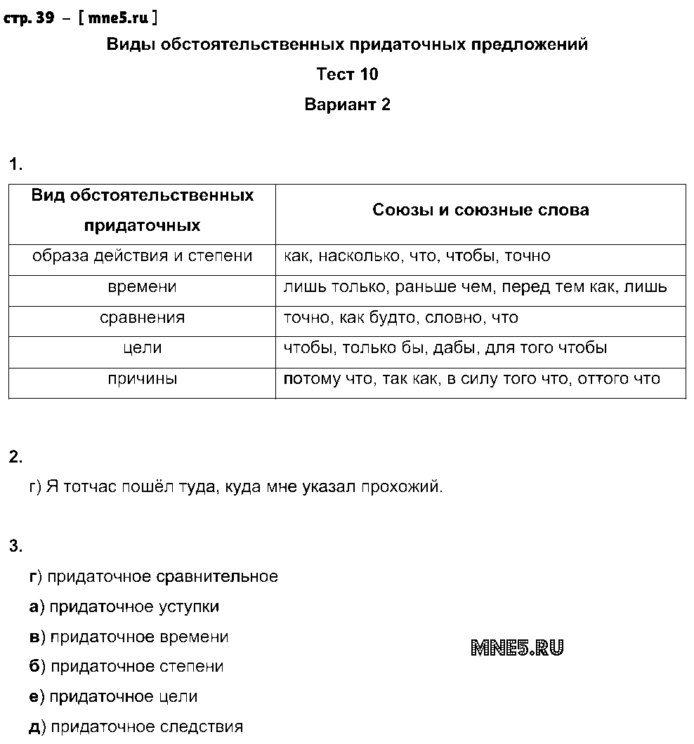 ГДЗ Русский язык 9 класс - стр. 39