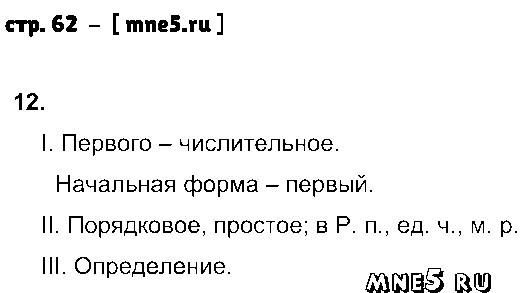ГДЗ Русский язык 6 класс - стр. 62