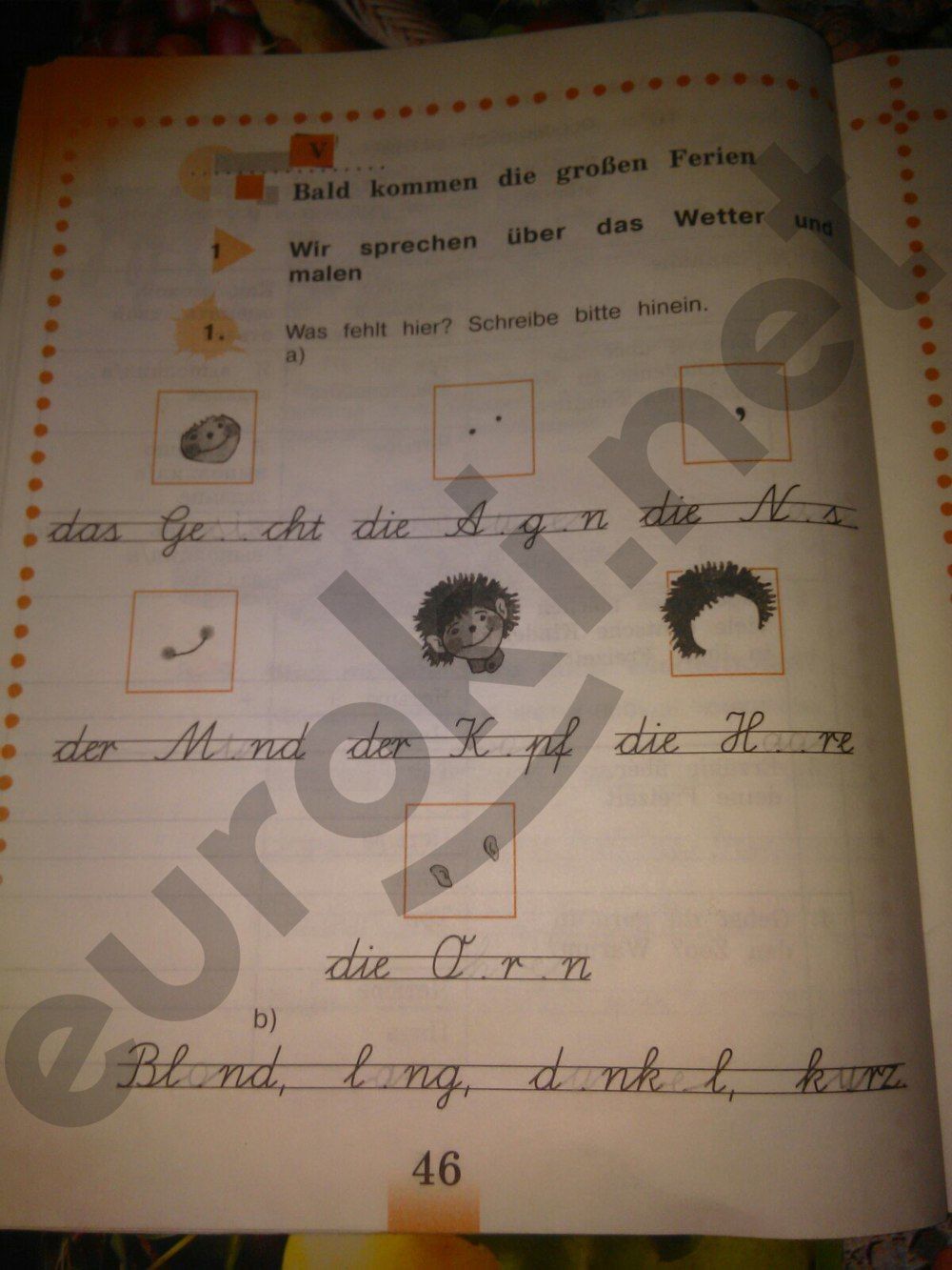 ГДЗ Немецкий язык 4 класс - стр. 46