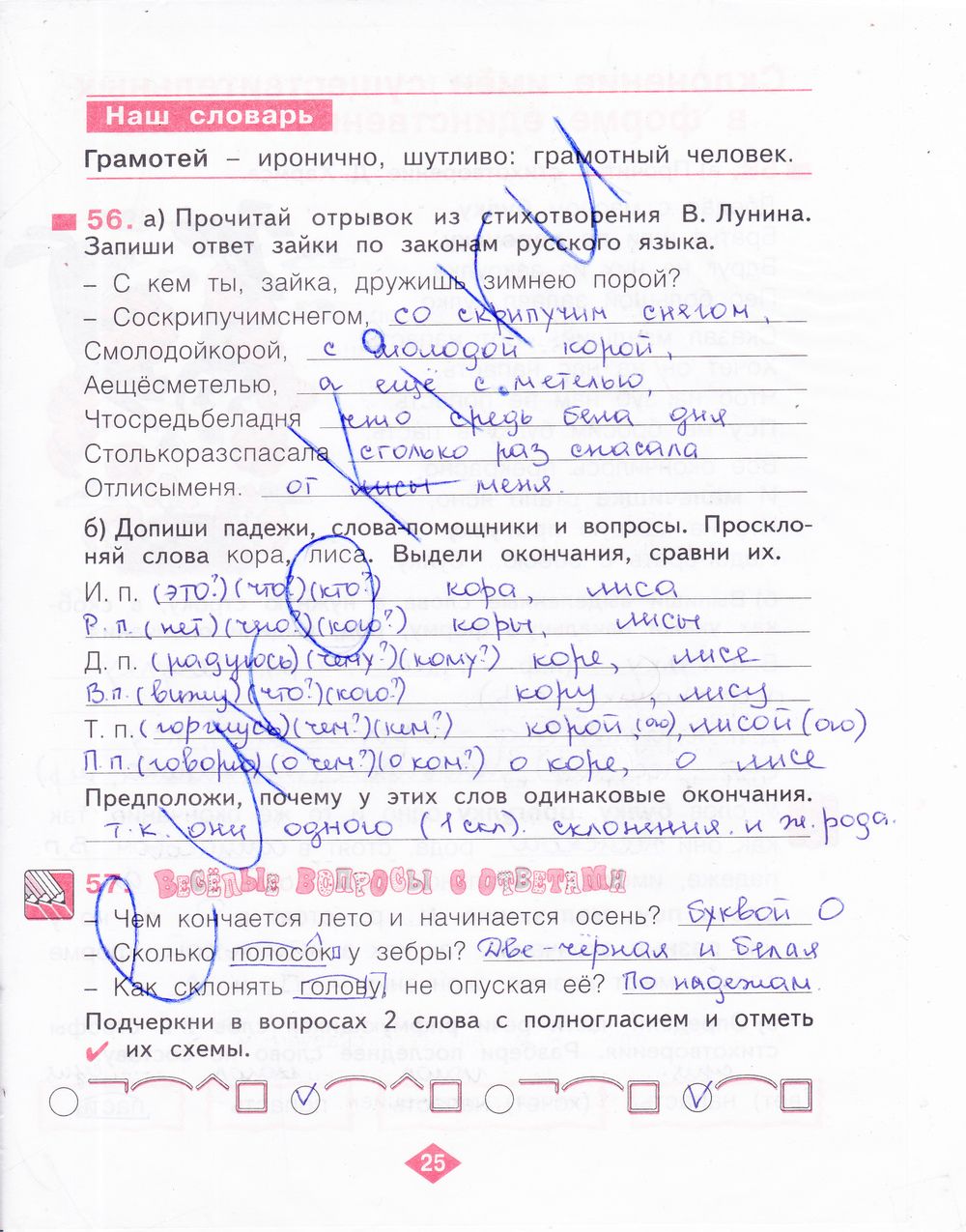 ГДЗ Русский язык 3 класс - стр. 25