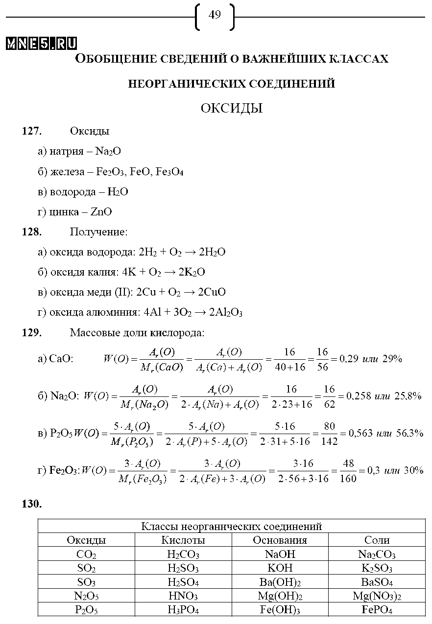 ГДЗ Химия 8 класс - стр. 49