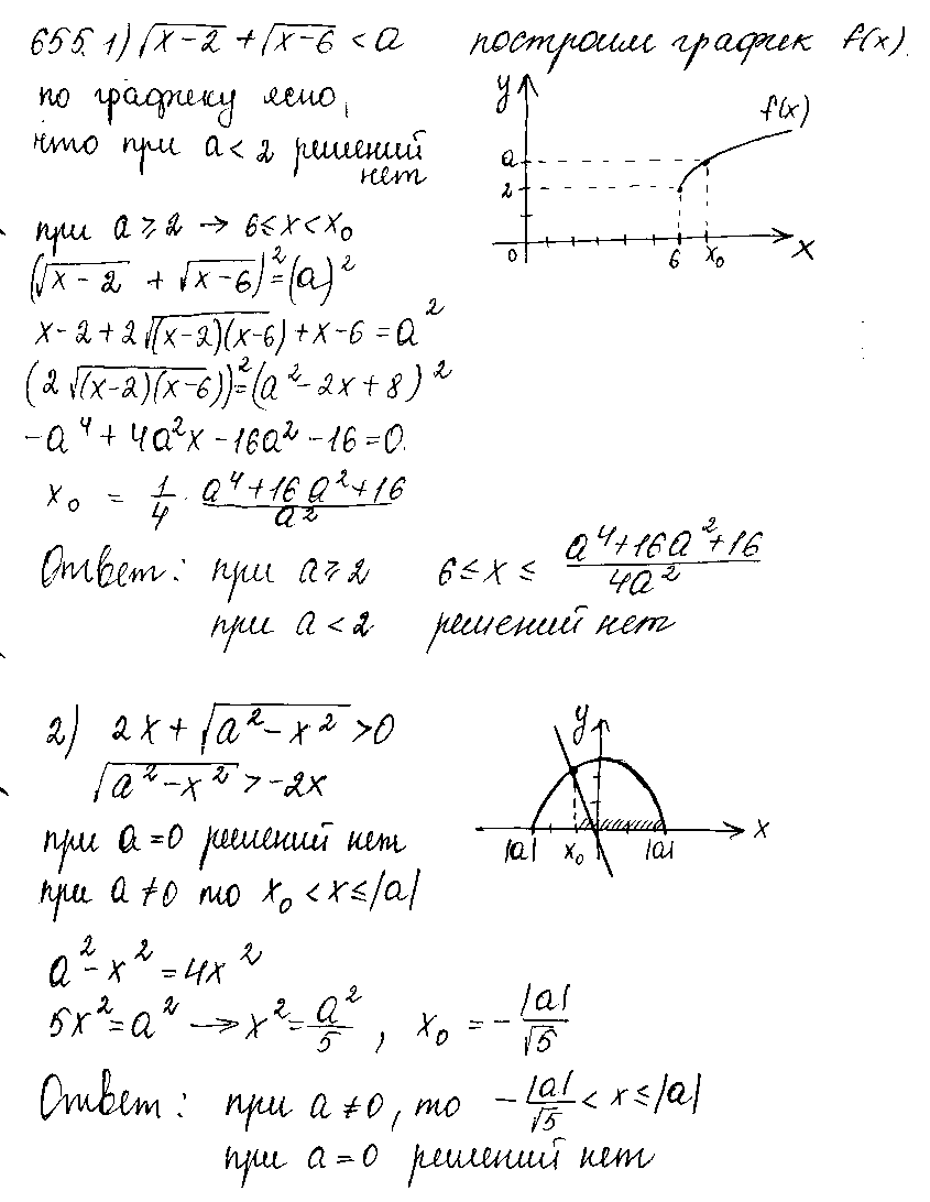ГДЗ Алгебра 10 класс - 655