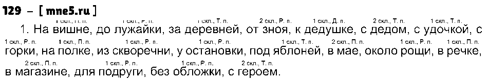 ГДЗ Русский язык 3 класс - 129