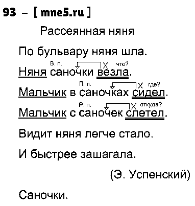 ГДЗ Русский язык 3 класс - 93