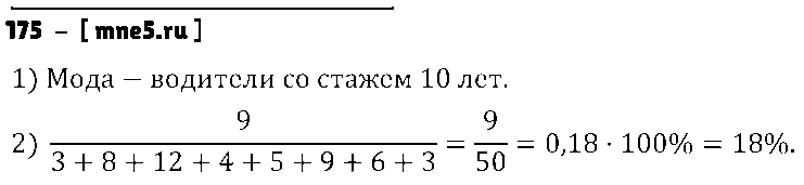 ГДЗ Алгебра 9 класс - 175