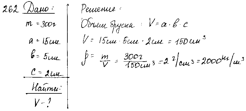 ГДЗ Физика 7 класс - 262