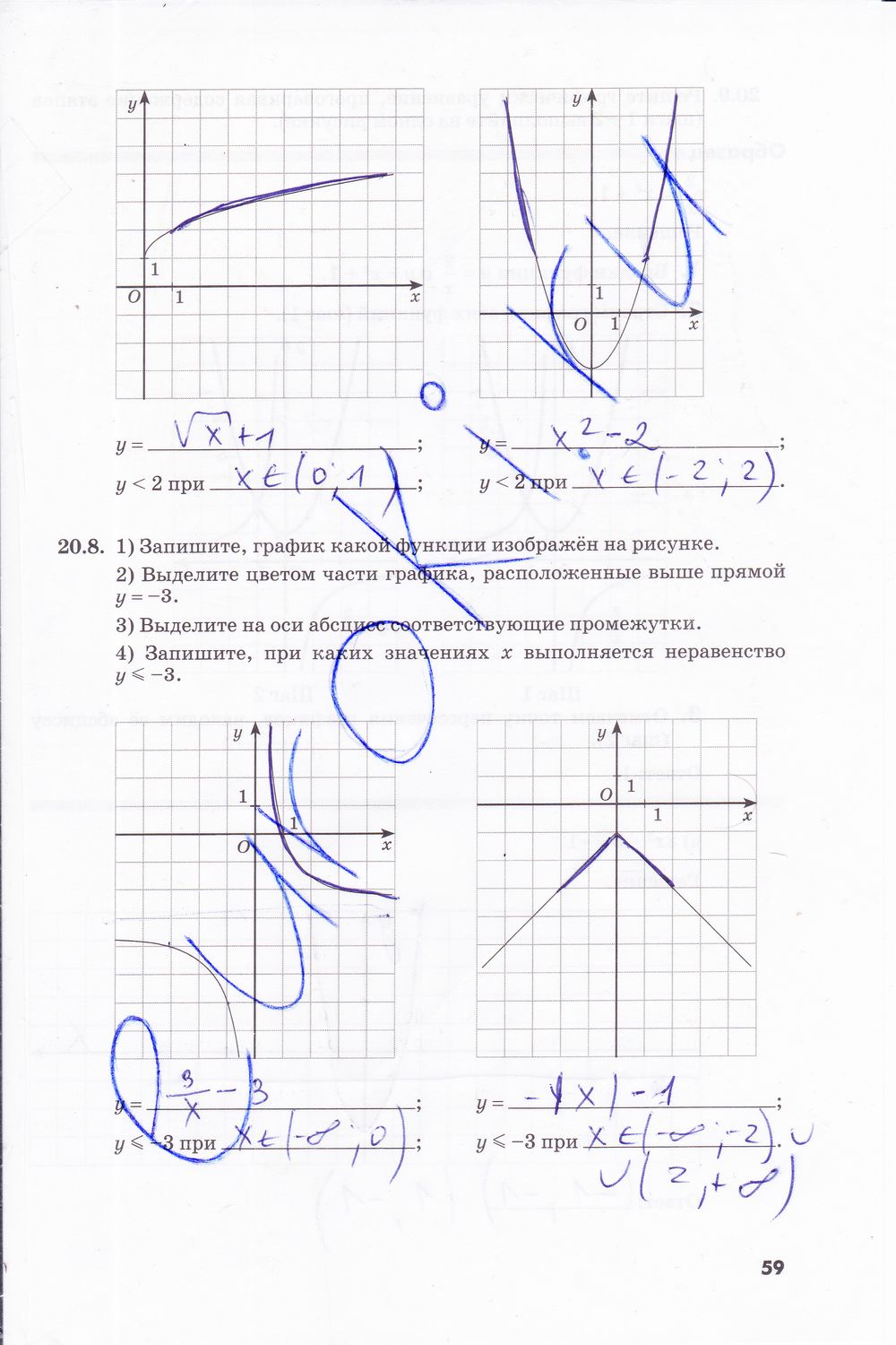 ГДЗ Алгебра 8 класс - стр. 59