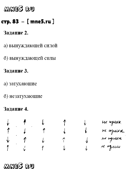 ГДЗ Физика 9 класс - стр. 83