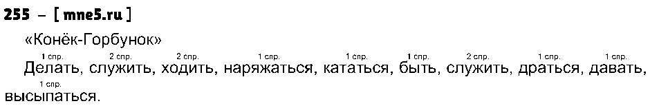 ГДЗ Русский язык 4 класс - 255
