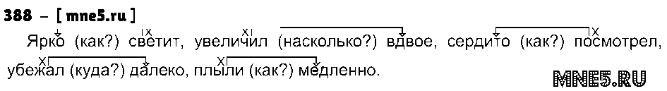 ГДЗ Русский язык 3 класс - 388
