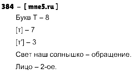 ГДЗ Русский язык 4 класс - 384
