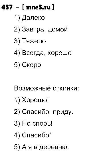 ГДЗ Русский язык 4 класс - 457