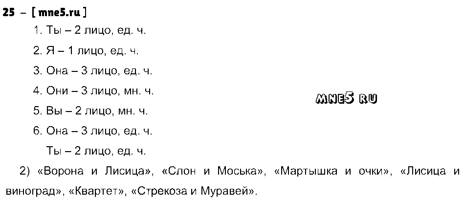ГДЗ Русский язык 4 класс - 25