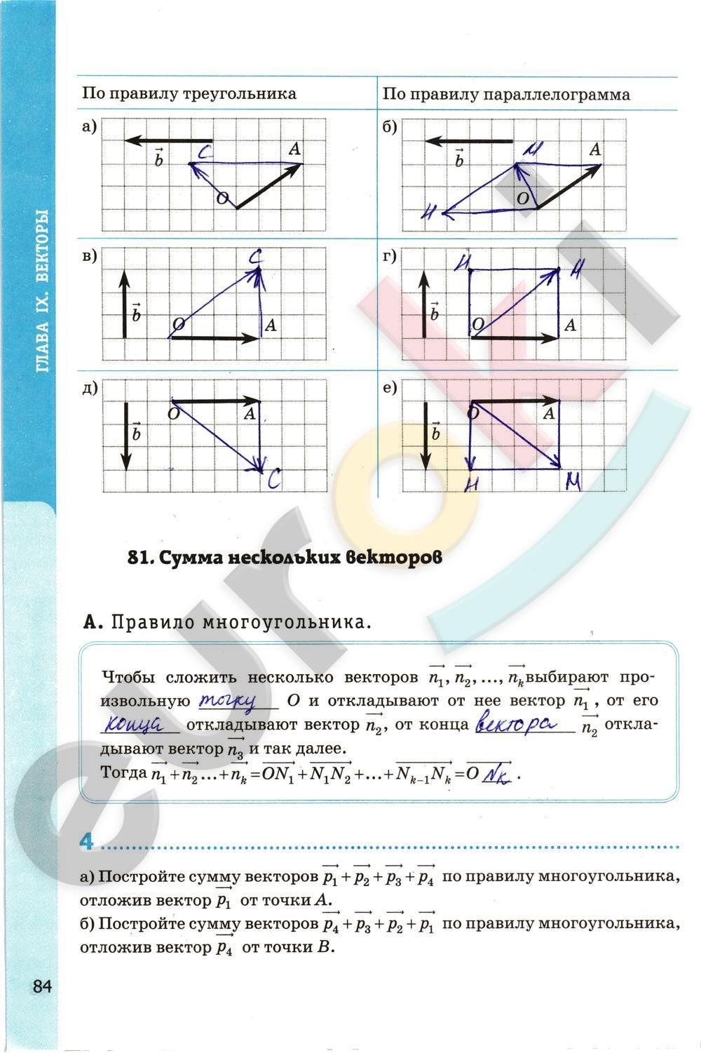 Учебник атанасян 8 класс ответы. Геометрия 8 класс Атанасян рабочая тетрадь. Стр 39 рабочая тетрадь геометрия Атанасян 8 класс.